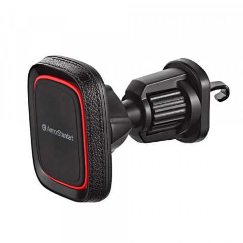 Автотримач магнітний ArmorStandart DriveEasy Airvent Leather Black (ARM89001)