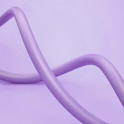 Кабель ColorWay USB-Lightning, soft silicone, 2.4А, 1м, Purple (CW-CBUL044-PU)