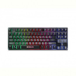 Клавіатура REAL-EL Gaming 8710 TKL Backlit Ukr Black USB