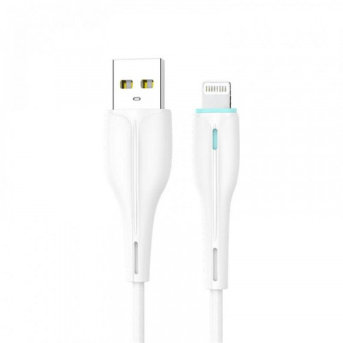 Кабель SkyDolphin S48L USB - Lightning 1м, White (USB-000423)