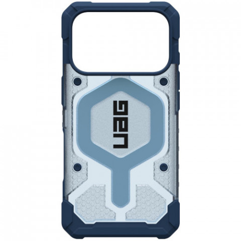 Чохол-накладка UAG Pathfinder Clear MagSafe Bundle для Apple iPhone 17 Pro Blues Lanyard (1145511BV03)