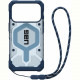 Чохол-накладка UAG Pathfinder Clear MagSafe Bundle для Apple iPhone 17 Pro Blues Lanyard (1145511BV03)