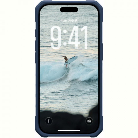Чохол-накладка UAG Pathfinder Clear MagSafe Bundle для Apple iPhone 17 Pro Blues Lanyard (1145511BV03)