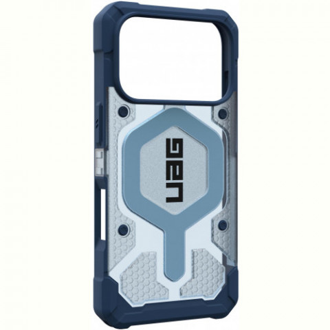 Чохол-накладка UAG Pathfinder Clear MagSafe Bundle для Apple iPhone 17 Pro Blues Lanyard (1145511BV03)