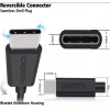 Кабель Choetech USB - USB Type-C (M/M), 3 м, Black (AC0004)