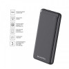 Універсальна мобільна батарея ColorWay Slim PD 10000mAh Black (CW-PB100LPG3BK-PD)