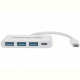 Концентратор USB Type-C Intracom Manhattan White (163552) 3хUSB3.0+1хUSB Type-C