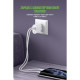 Мережевий зарядний пристрій MadeInFuture MFS12 12W A+C + кабель USB-A to USB-C White (MIF82822)