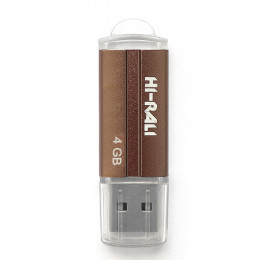 Флеш-накопичувач USB 4GB Hi-Rali Corsair Series Bronze (HI-4GBCORBR)