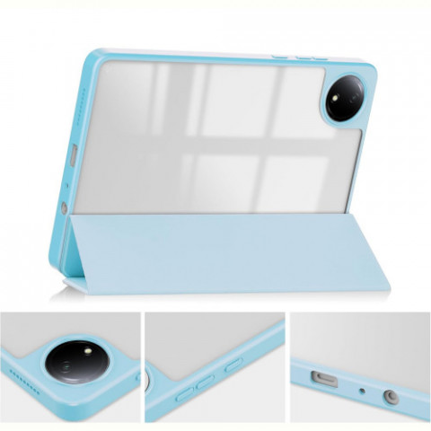 Чохол-книжка BeCover Soft Edge TPU для Xiaomi Redmi Pad SE 8.7 Light Blue (712569)