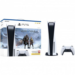 Ігрова приставка Sony PlayStation 5 Ultra HD Blu-Ray + гра God of War Ragnarok