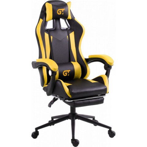 Геймерське крісло GT Racer X-2323 Black/Yellow