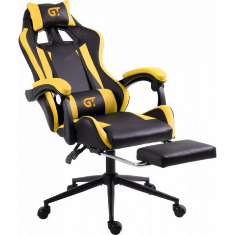 Геймерське крісло GT Racer X-2323 Black/Yellow
