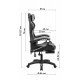 Геймерське крісло GT Racer X-2323 Black/Yellow