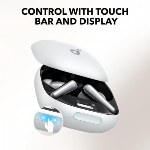 Bluetooth-гарнітура Anker SoundCore Liberty 4 Pro ANC White Matte (A3954G21)