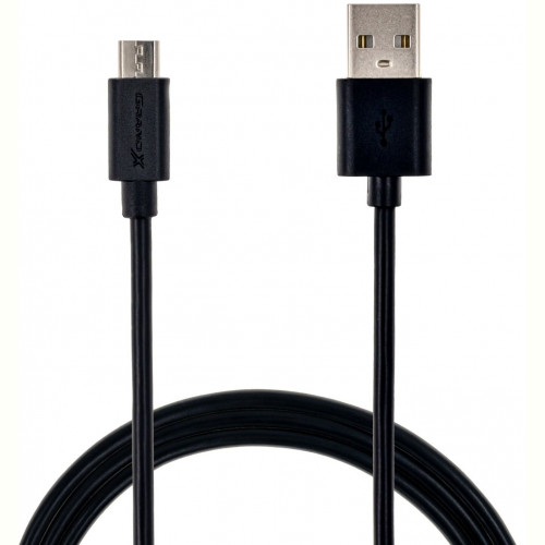 Кабель Grand-X USB-microUSB, Cu, 2,1A, Black, 1m (PM01S)