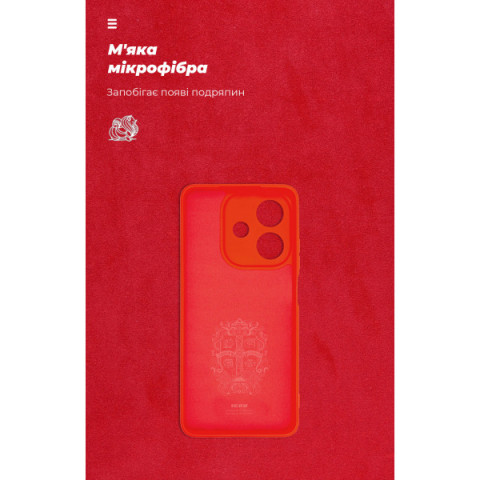 Чохол ArmorStandart ICON для OPPO A3 4G / A3x 4G / A40m 4G Camera cover Red (ARM80885)
