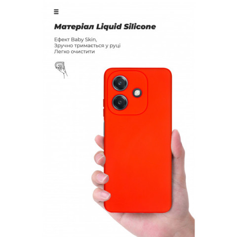 Чохол ArmorStandart ICON для OPPO A3 4G / A3x 4G / A40m 4G Camera cover Red (ARM80885)