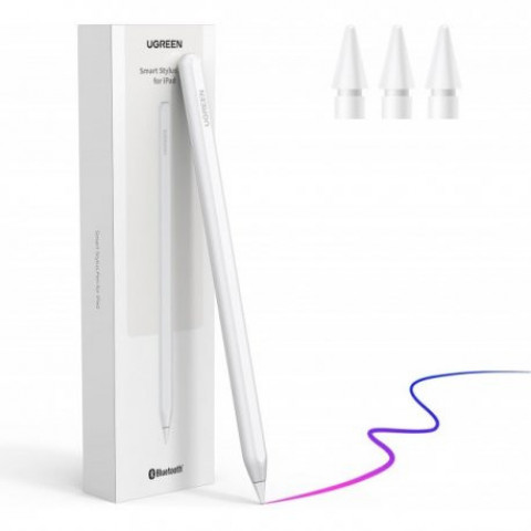 Стилус Ugreen LP653 Smart Stylus Pen for iPad Magnetic Charging White (15910)