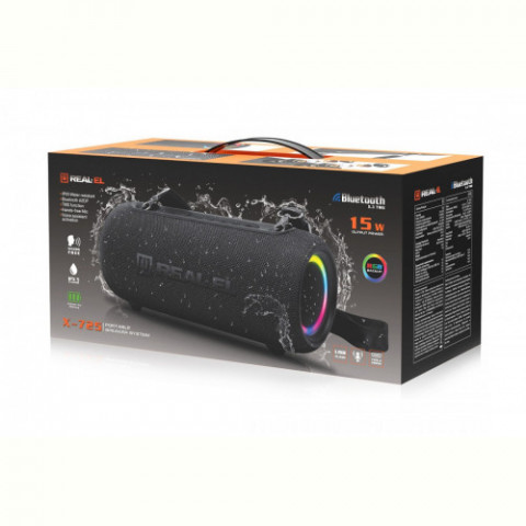 Акустична система REAL-EL X-725 Black Купити в Україні