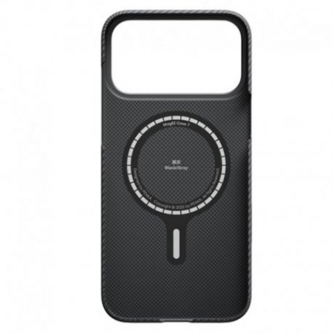 Чохол Pitaka Ultra-Slim Case для iPhone 17 Pro Max Twill Black/Gray (KI1701BPM)