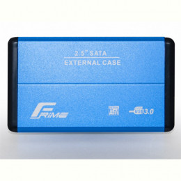 Зовнішня кишеня Frime SATA HDD/SSD 2.5", USB 3.0, Metal, Blue (FHE22.25U30)