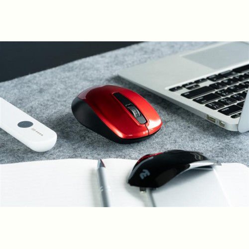 Миша бездротова 2E MF2020 WL Black and Red (2E-MF2020WB) USB