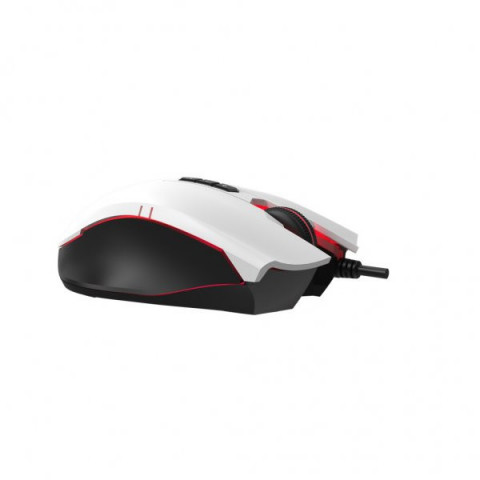 Миша ігрова A4Tech ES7 (Panda White), чорно-біла