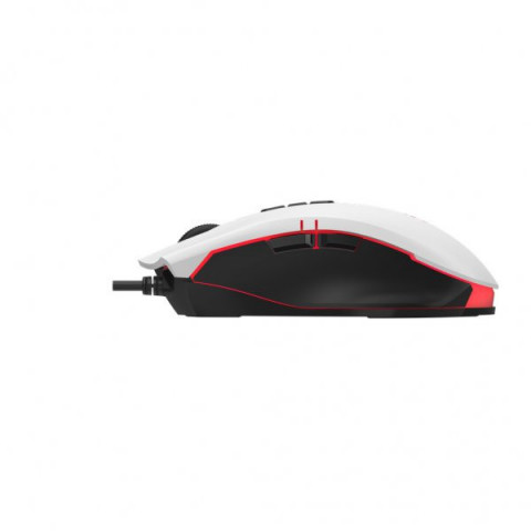 Миша ігрова A4Tech ES7 (Panda White), чорно-біла
