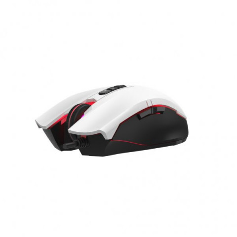 Миша ігрова A4Tech ES7 (Panda White), чорно-біла