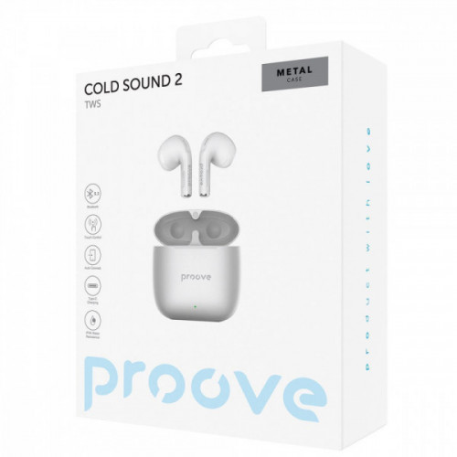 Бездротові навушники Proove Cold Sound 2 TWS gray/black Купити в Україні