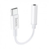 Адаптер Hoco LS30 3.5 мм - USB Type-C (F/M), White (LS30W)