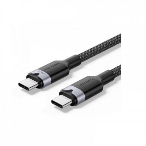 Кабель Vention USB Type-C - USB Type-C (M/M), 240W, 5A, 2 м, Black (TRIBH)