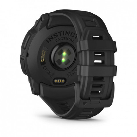 Смарт-годинник Garmin Instinct 3 50mm Tactical AMOLED Black with Charcoal Silicone Band (010-03020-90)