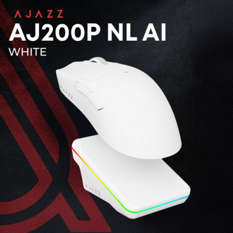 Бездротова миша Ajazz AJ200P Near Link AI MC White (AJ200P-NL-AI-MC-W) Купити в Україні
