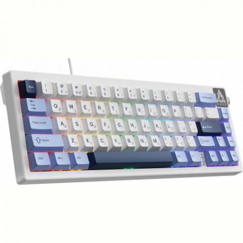 Клавіатура Ajazz AK650 Sea Salt Switch White USB-C (AK650-SS-BWB)