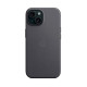 Чохол FineWoven Case with MagSafe Original for Apple iPhone 15 Plus (OEM) - Black (ARM71977)