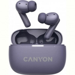 Bluetooth-гарнітура Canyon OnGo TWS-10 ANC ENC Purple (CNS-TWS10PL)