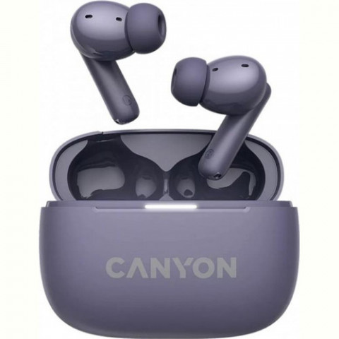Bluetooth-гарнітура Canyon OnGo TWS-10 ANC ENC Purple (CNS-TWS10PL)