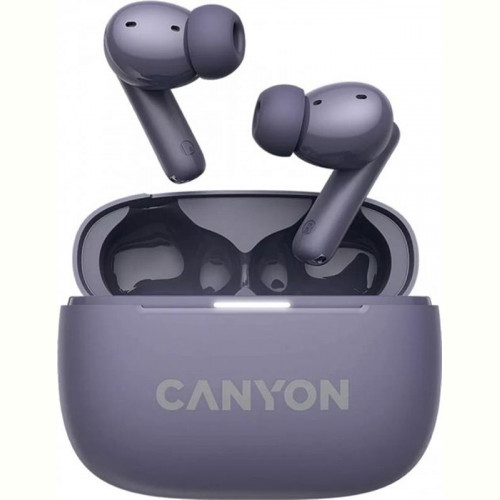 Bluetooth-гарнітура Canyon OnGo TWS-10 ANC ENC Purple (CNS-TWS10PL)