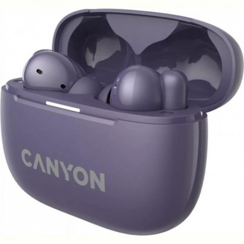 Bluetooth-гарнітура Canyon OnGo TWS-10 ANC ENC Purple (CNS-TWS10PL)