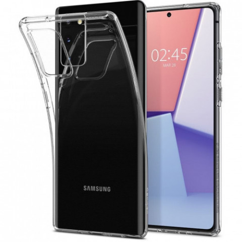 Чохол-накладка Spigen Crystal Flex для Samsung Galaxy Note 20 SM-N980 Crystal Clear (ACS01369)