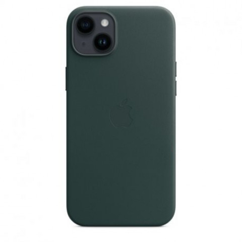 Чохол Apple iPhone 14 Plus Leather Case with MagSafe Forest Green (MPPA3)