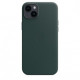 Чохол Apple iPhone 14 Plus Leather Case with MagSafe Forest Green (MPPA3)
