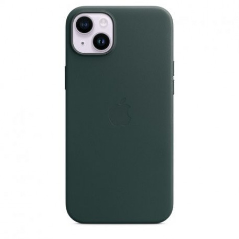 Чохол Apple iPhone 14 Plus Leather Case with MagSafe Forest Green (MPPA3)