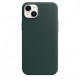 Чохол Apple iPhone 14 Plus Leather Case with MagSafe Forest Green (MPPA3)