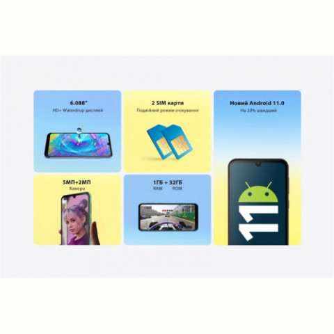 Смартфон Oscal C20 Pro 2/32GB Dual Sim Purple