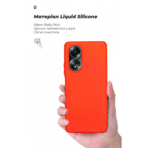 Чохол ArmorStandart ICON для OPPO A58 4G Red (ARM66473)
