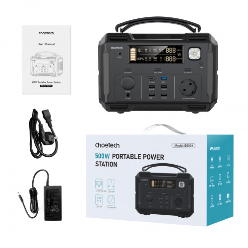 Зарядна станція Choetech 500W (39064)