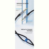 Кабель Vention Audio 3.5 mm - 3.5 mm 1.5 m, Metal Type, Silver (BAQHG)